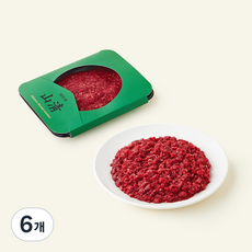 유기축산물 인증 산청 한우 다짐육 1등급 (냉장), 200g, 6개