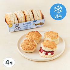 해이우드 앤 파젯 영국산 프리미엄 데번 스콘 (냉동), 65g, 4개, 4개입
