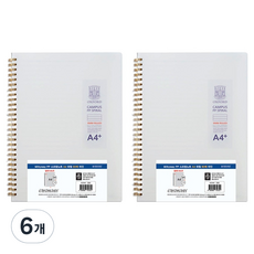 OXFORD 밀키웨이 Milkyway PP 스프링노트 A4 좌철 80매 라인, 6개