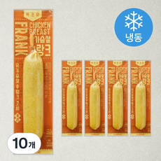바르닭 닭가슴살 후랑크 꼬치 커리 (냉동), 70g, 10개