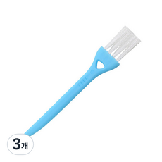 圓拳刮鬍刀縫隙迷你清潔刷 藍白色, 1入, 3個