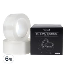 탐사 틈새차단 실리콘 테이프 5cm*10M, 6개