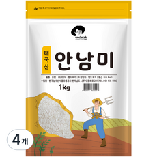 엉클탁 안남미, 1kg, 4개