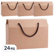 多用途繩帶提手盒 2號, 混色, 24入