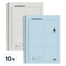 PINKFOOT 6格數學練習本, 隨機出貨, 10個