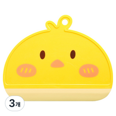 Clean Duck多用途迷你刮水板 13 x 10.7cm, 黃色鴨, 3個