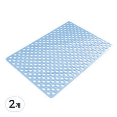비제스코 다용도 발바닥 지압 매트 VIV-B7 75 x 43 cm, 블루, 2개
