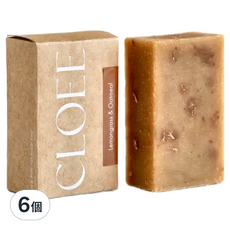 CLOEE 臉部身體皂 檸檬草 + 燕麥 103g, 6個