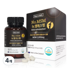 NU.WISE MSM補充錠, 60顆, 4盒