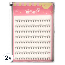 하이래쉬 가닥 인조 속눈썹 MIX 8줄, 2개, 바비 E