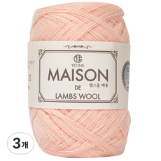 연일섬유 램스울 메종 뜨개실, 22스킨, 3개