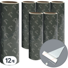 홈앤미 초강력 사선컷팅 테이프크리너 리필, 12개