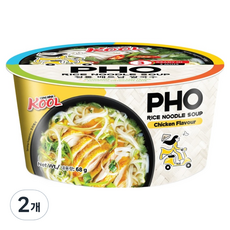 쿵딘포 닭고기향 쌀국수, 68g, 2개