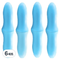 Nubina 睡眠用防噪音隔音耳塞 8入組 藍色 小, 6套