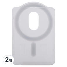 Dayeongyeong Galaxy iPhone 完美相容 MagSafe PC 卡夾 Mag 開關 PC, 半透明, 2個