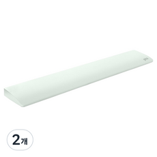 지클릭커 인체공학 팜레스트 풀배열 키보드 손목 받침대, 그린, 2개