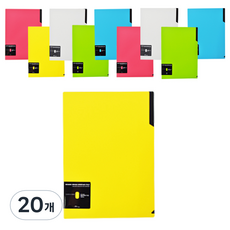 ECO Chungwoon Eco Collector Keeping L型文件夾, 20個, 混合顏色