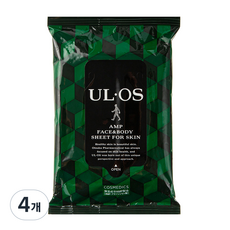 UL OS 臉部與身體兩用棉片, 4個, 14枚入