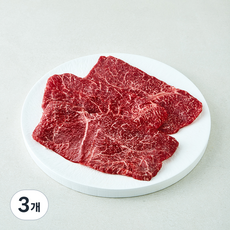 육교시 한우 설도 1+등급 구이용 (냉장), 3개, 200g