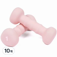 코멧 논슬립 삼각 아령, 1kg, 10개