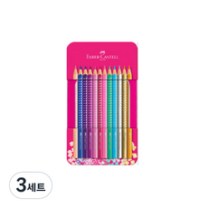 파버카스텔 스파클 색연필 기프트 세트, 12색, 3세트