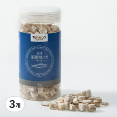 탐사 반려동물 동결건조 간식, 북어트릿, 80g, 3개