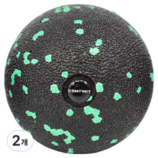 컴피닛 EPP 마사지볼 8cm, 그린블랙, 2개