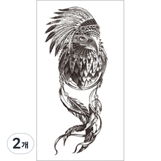 Poblocks 手臂動物紋身貼紙 11 x 21 cm FBLS00411, 2個, 款式 25