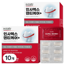 인테로 인사엑스 덴티케어+, 10개, 60정