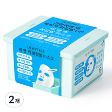 듀이트리 픽앤퀵 뽑아쓰는 화장발 마스크 팩, 30개입, 2개 30개입, 2개
