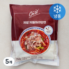 차알 차돌마라탕면 (냉동), 5개, 750g