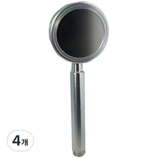 鋁製增壓蓮蓬頭, 銀色, 4個