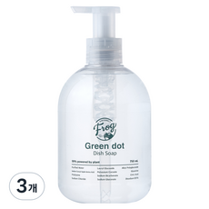 SINCERELY Frog nuement 1類溫和洗碗精 無香, 750ml, 3瓶