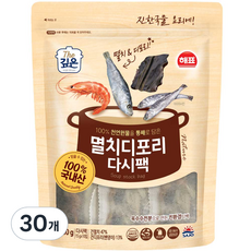 해표 멸치디포리 다시팩, 150g, 3개