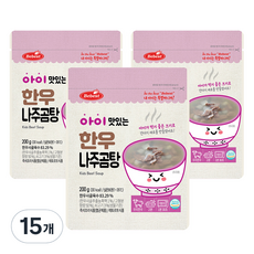 베베스트 아이 맛있는 한우국, 200g, 15개, 나주곰탕