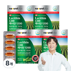 naturalplus 大豆卵磷脂 1200, 8個, 60錠