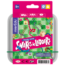 mierEdu SNAKE & LADDER 旅遊遊戲, 1個, 蛇梯爬爬