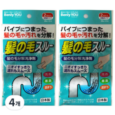 novopin 排水孔疏通清潔劑, 40g, 4袋