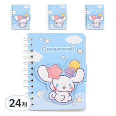 三麗鷗 磁吸筆記本 大耳狗 59張, 藍色, 24個