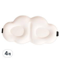 KODACHIEF 日常時尚睡眠眼罩 米色素色 20 x 10.5 cm, 4個