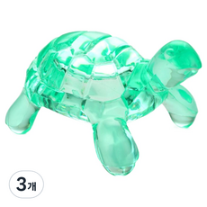 타미나요 시원한 바디 지압 마사지기 터틀 12 x 9 x 7.5 cm 114g, 그린, 3개