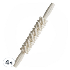 J&K商店 我的身體守護者 滾輪棒 圓形手柄, 白色, 4個