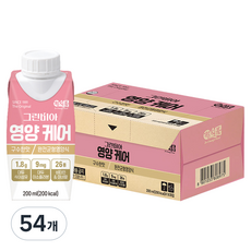 그린비아 영양 케어 영양식 구수한맛, 200ml, 54개