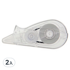 MUJI 無印良品 修正帶.本體, 2入, 透明