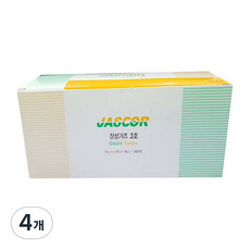 장성 일반 접은 거즈 8겹 10 x 10 cm, 4개, 200개입