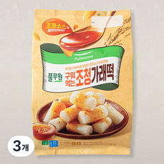 풀무원 구워먹는 조청 가래떡, 1.02kg, 1개입, 3개