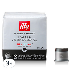 일리 포르테 캡슐커피, 18개입, 3개, 6.7g