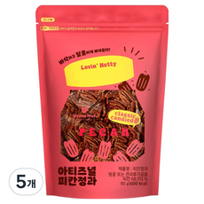 그린너트 아티즈널 피칸정과, 90g, 5개 90g, 5개