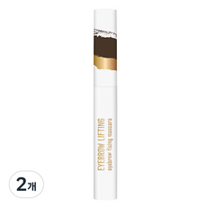 더마콜 리프팅 아이브로우 마스카라 5ml, 3호 다크 브라운, 2개