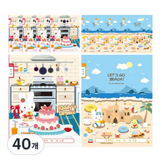 YOUNG ART 小學寬格閱讀記錄本 女孩用 Kiddy, 隨機出貨, 40個